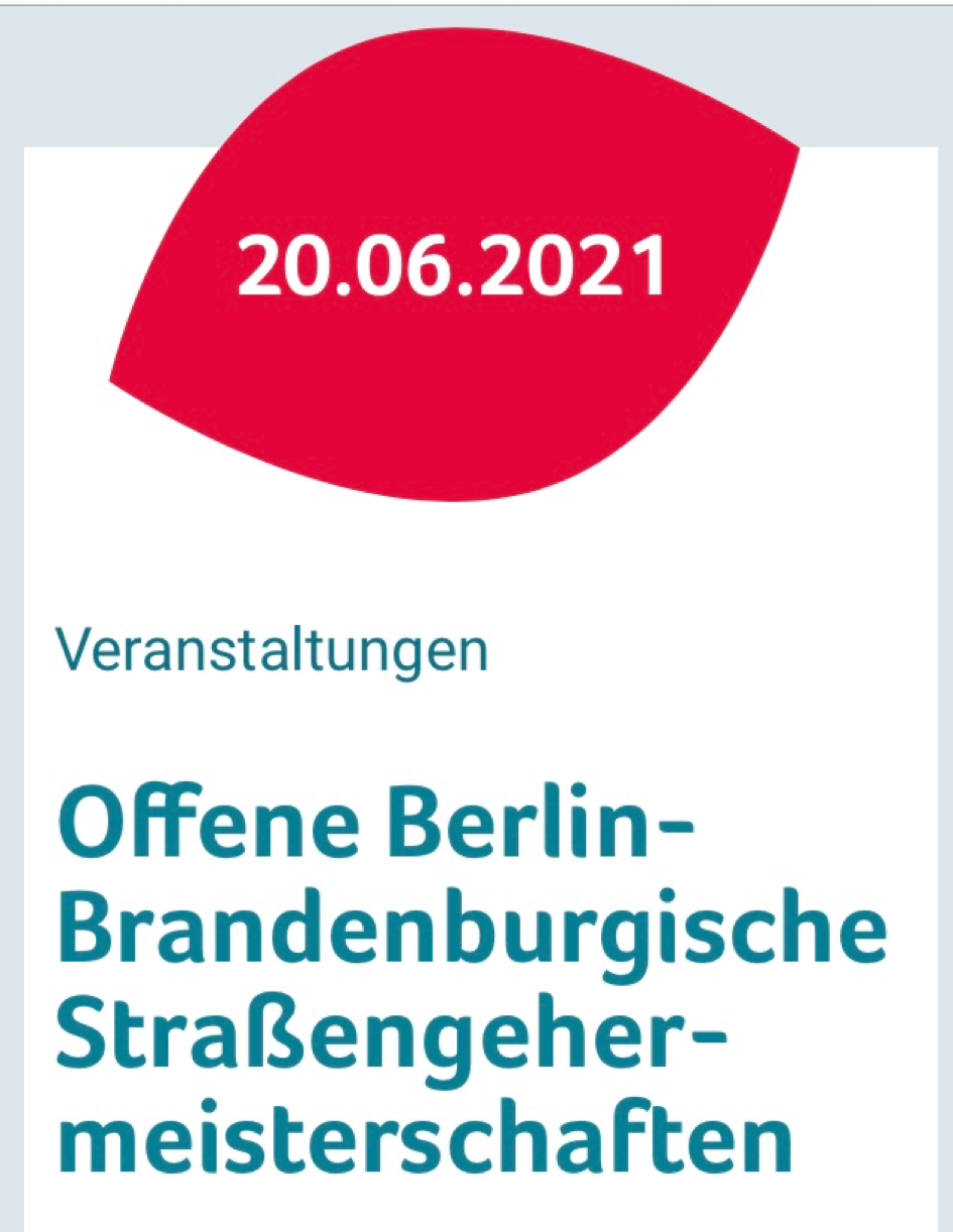 Offene Berlin-Brandenburgische Straßengehermeisterschaften